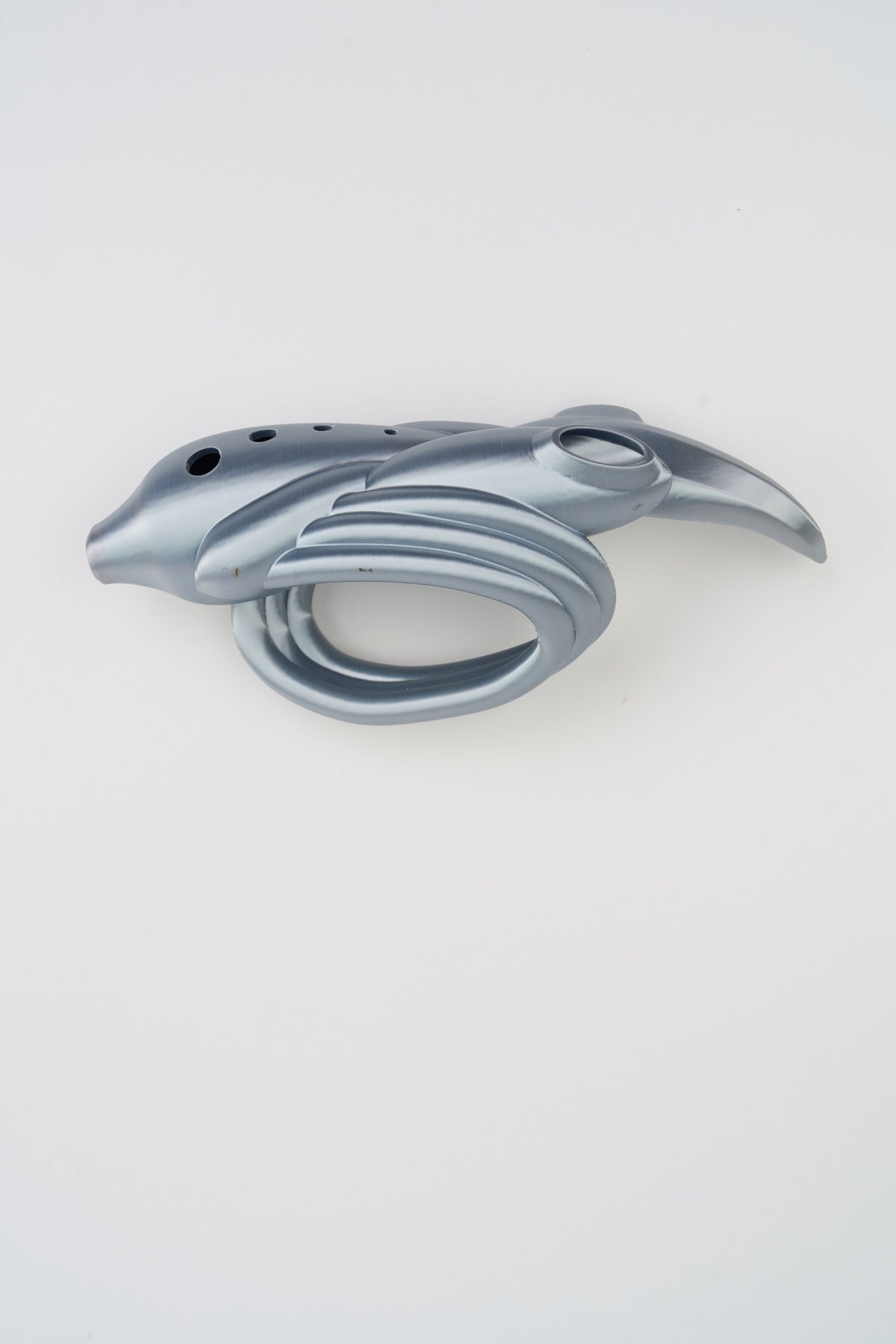 Silver Pulse Playable Flute Bracelet